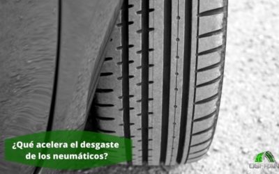 ¿Qué acelera el desgaste de los neumáticos?